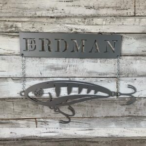 Fishing Camp Personalized Sign - Countryside Cuts Metalworks
