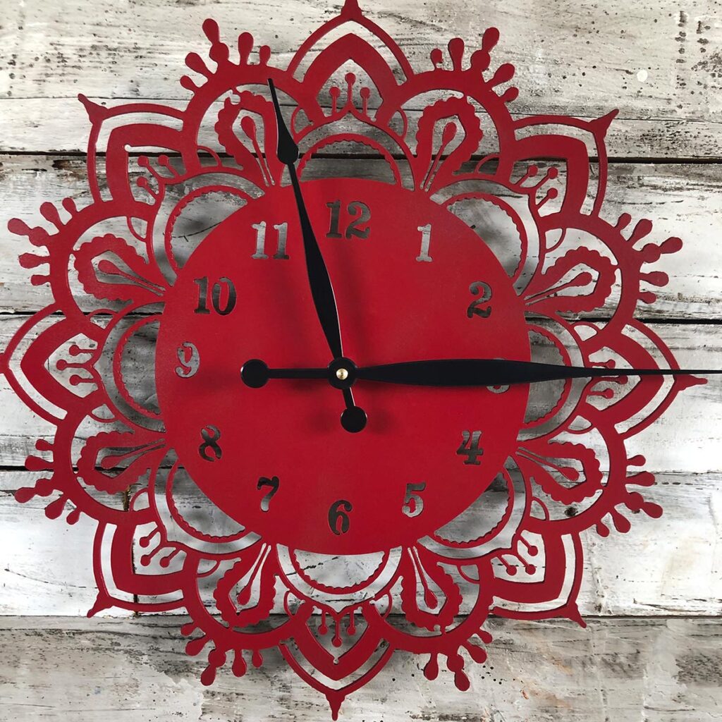 Vintage Metal Clock