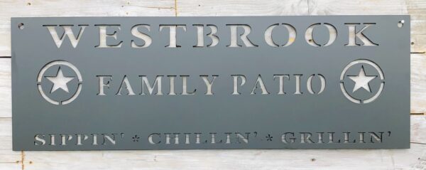 Outdoor Porch Sign