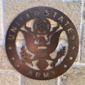 Army Metal Sign