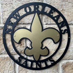New Orleans Saints Metal Sign