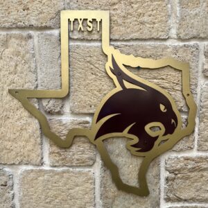 Texas State University Metal Sign