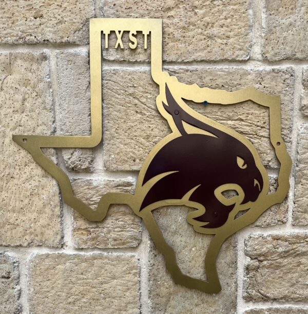 Texas State University Metal Sign