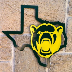 Baylor Bears Metal Sign