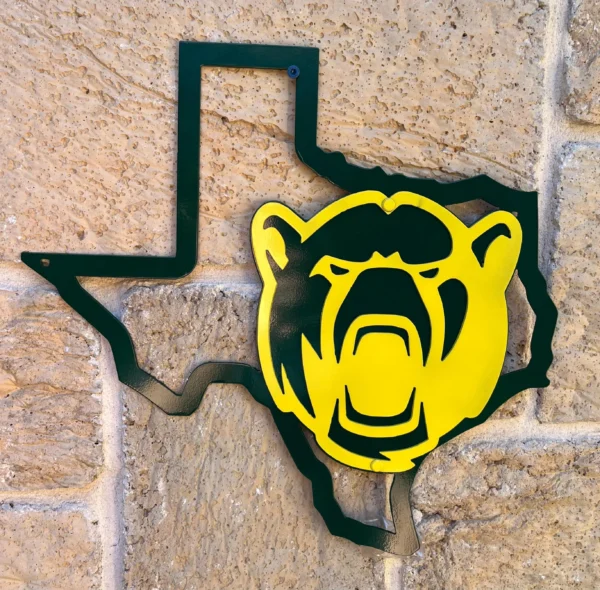 Baylor Bears Metal Sign