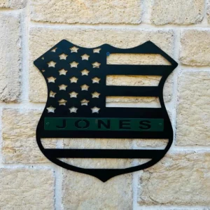 Game Warden Sign Wildlife Agent Metal Sign