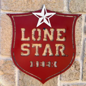 Lone Star Bar Metal Sign